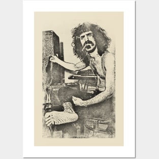 Retro Frank Zappa Posters and Art